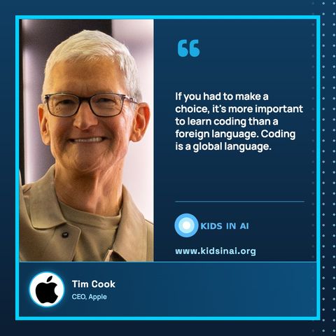 Quote card: Tim Cook