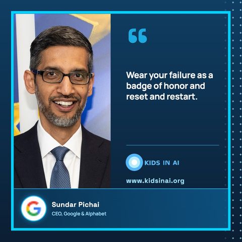 Quote card: Sundar Pichai