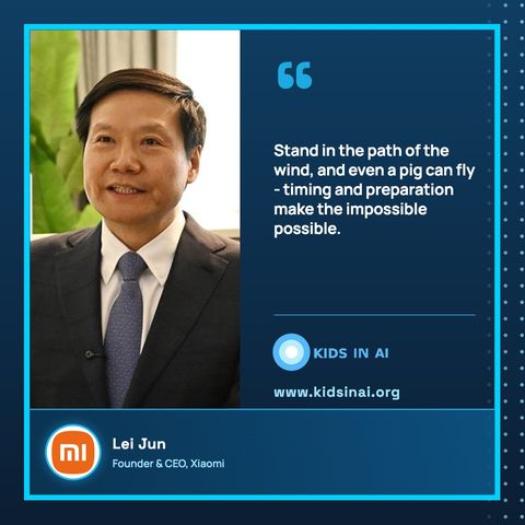 Quote card: Lei Jun