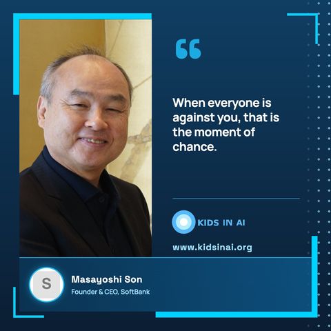 Quote card: Masayoshi Son