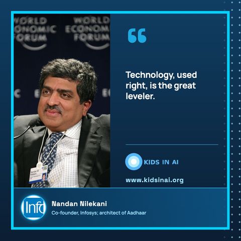 Quote card: Nandan Nilekani