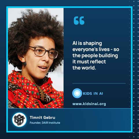 Quote card: Timnit Gebru