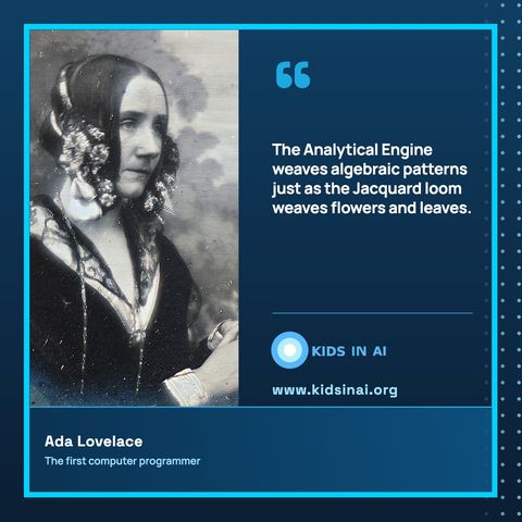 Quote card: Ada Lovelace
